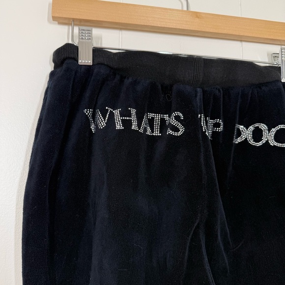 Dolls Kill X Looney Tunes Velour Rhinestone Bugs Bunny Track Suit - Picture 9 of 12